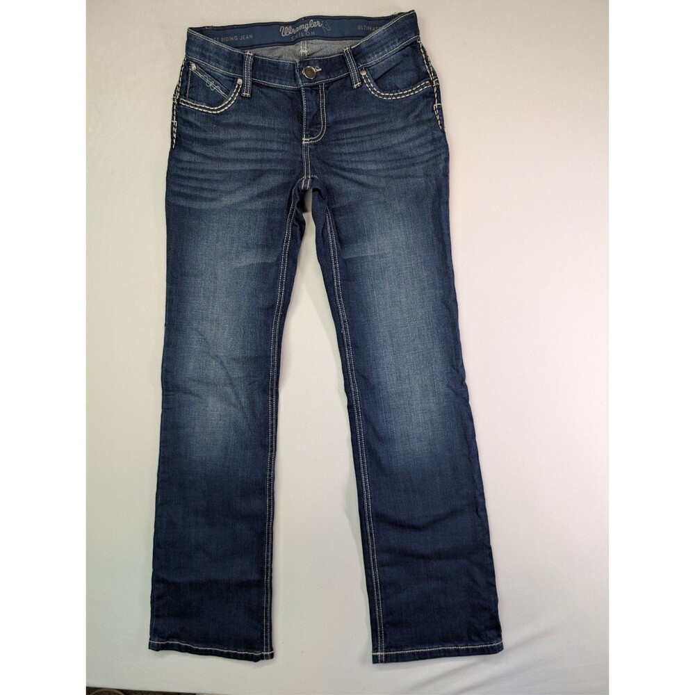 Wrangler Shiloh Ultimate Riding Jeans Women's 3x32 Dark Wash Bootcut Denim...